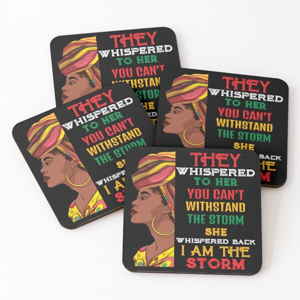 Item preview, Black History Month I Am The Storm Strong African designed and sold by HolidayBug.