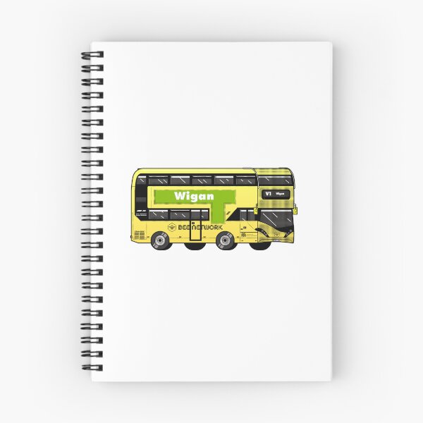 Item preview, Wigan Transport for Greater Manchester (TfGM) Bee Network yellow bus designed and sold by jimmy-digital.