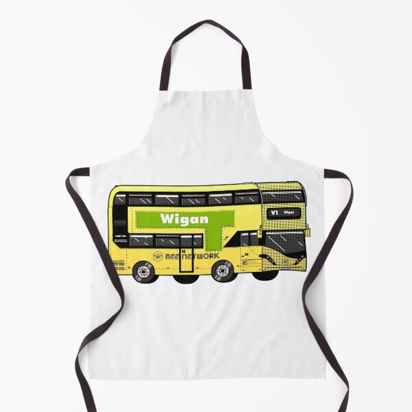 Item preview, Wigan Transport for Greater Manchester (TfGM) Bee Network yellow bus designed and sold by jimmy-digital.