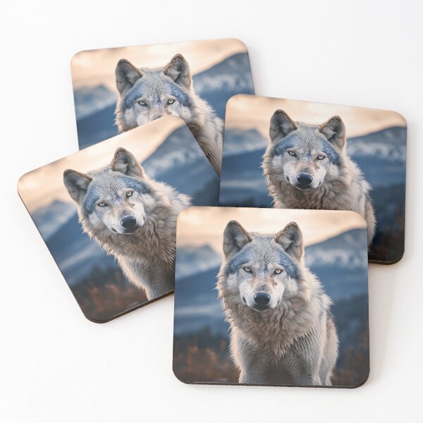 Item preview, Wild Wolf in the mountains designed and sold by Tedos7.