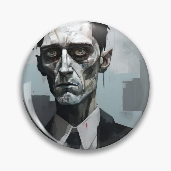 Item preview, Haunting Zombie Portrait Bauhaus Art designed and sold by ArtificialGenes.