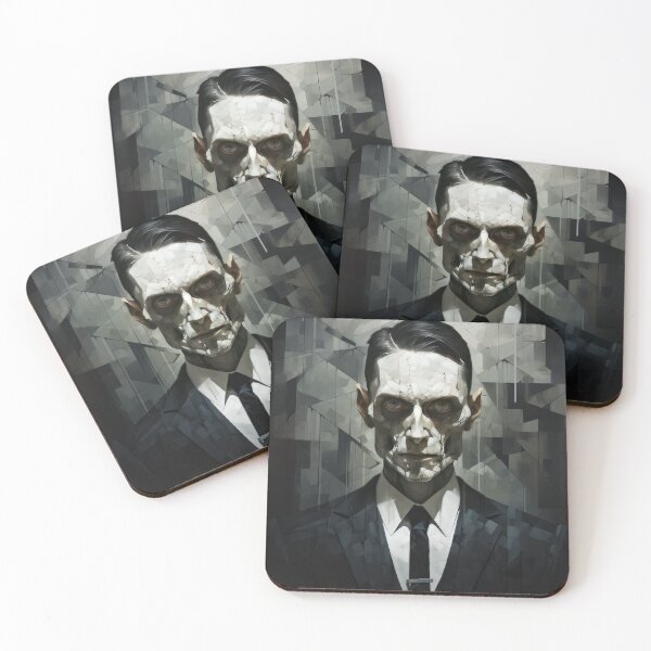 Item preview, Haunting Zombie Portrait Bauhaus Art designed and sold by ArtificialGenes.