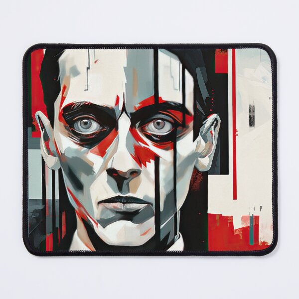 Item preview, Haunting Zombie Portrait Bauhaus Art designed and sold by ArtificialGenes.