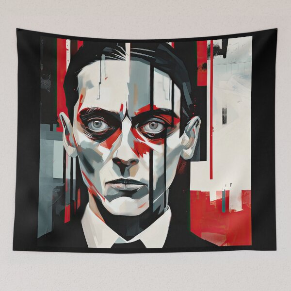 Item preview, Haunting Zombie Portrait Bauhaus Art designed and sold by ArtificialGenes.