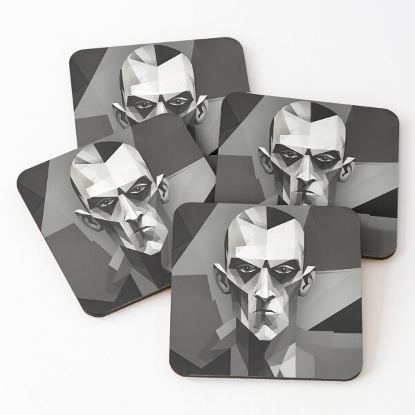 Item preview, Haunting Zombie Portrait Bauhaus Art designed and sold by ArtificialGenes.