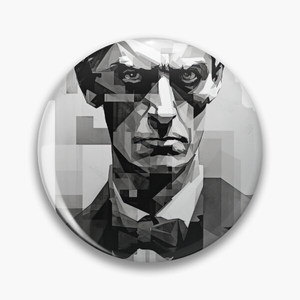 Item preview, Haunting Zombie Portrait Bauhaus Art designed and sold by ArtificialGenes.