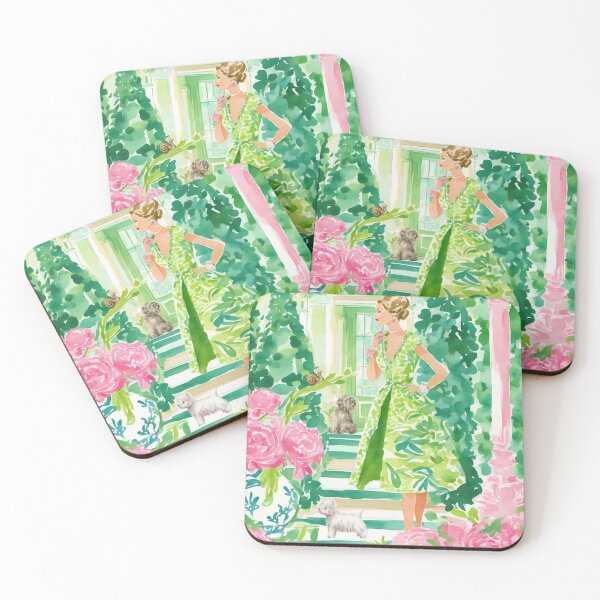 Item preview, The attentive gardeners, whimsical art designed and sold by SophieClimaArt.