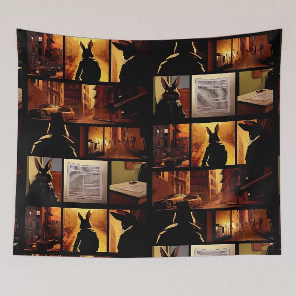 Item preview, Detective Rabbit - Graphic Novel designed and sold by MyBunnyverse.