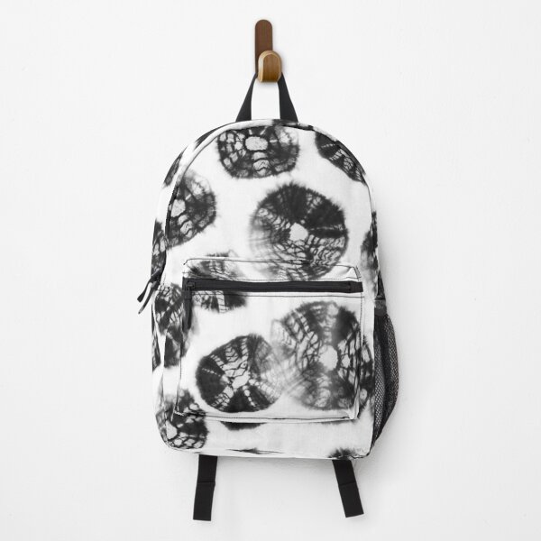 Item preview, Shibori Kumo tie dye black dots over white designed and sold by marufemia.