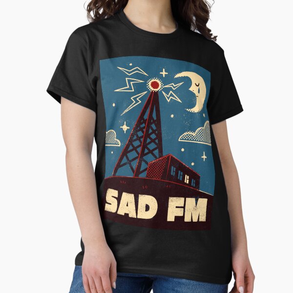 Vista previa del artículo con la obra «triste fm», diseñado y vendido por grrrenadine.