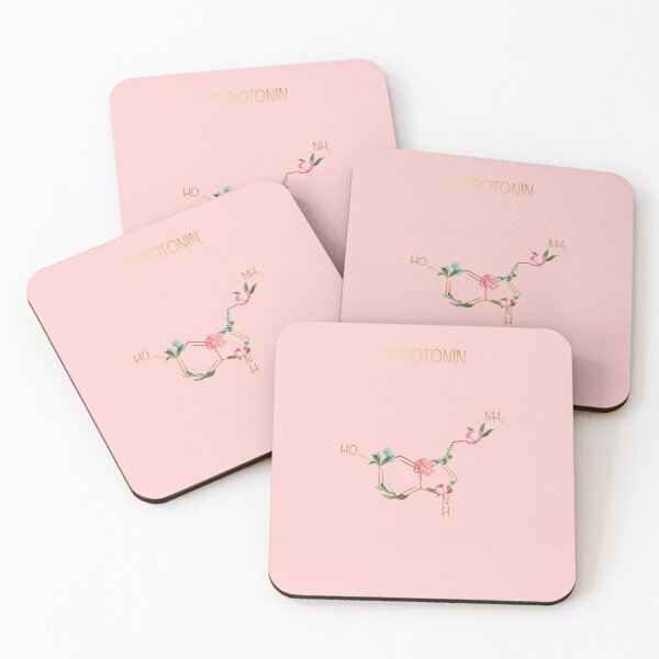Item preview, Serotonin Chemical Composition Peonies On Pastel Pink designed and sold by QuidnuncDesigns.