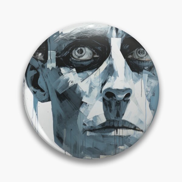 Item preview, Haunting Zombie Portrait Bauhaus Art designed and sold by ArtificialGenes.