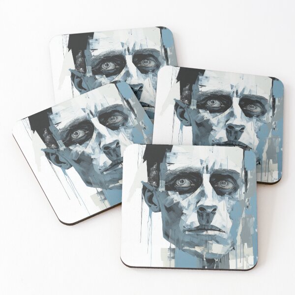 Item preview, Haunting Zombie Portrait Bauhaus Art designed and sold by ArtificialGenes.