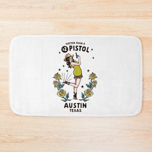 Item preview, Cool Austin, Texas Western Cowgirl. Funny Retro Vintage Texas Cowboy Art designed and sold by The Whiskey Ginger Design Shop.
