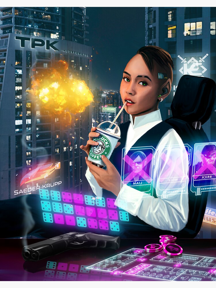 Thumbnail 3 von 3, Sticker, Shadowrun Gamemaster designt und verkauft von raben-aas.