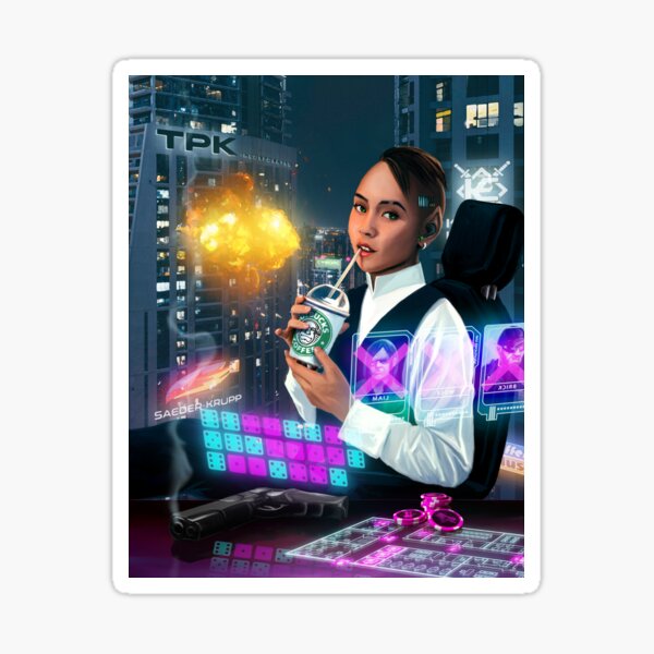 Shadowrun Gamemaster Sticker
