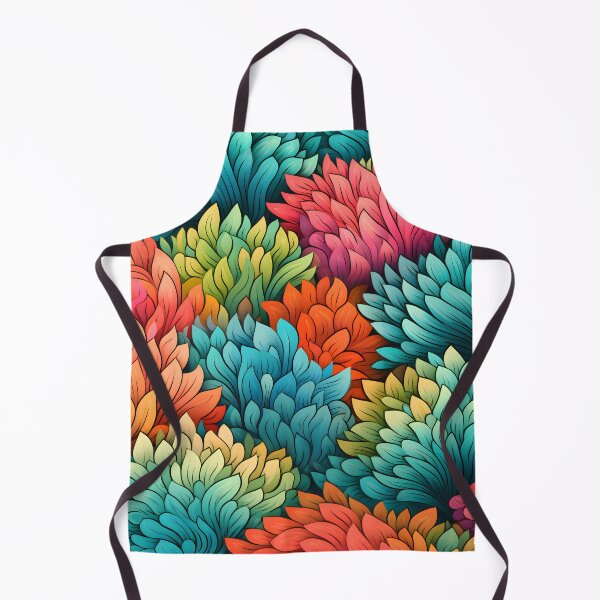 Item preview, Colourful bright floral leaves pattern designed and sold by Actualytee.