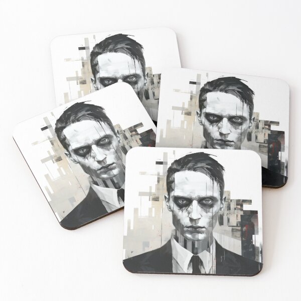 Item preview, Haunting Zombie Portrait Bauhaus Art designed and sold by ArtificialGenes.