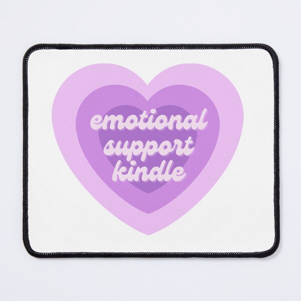 Item preview, Emotional Support Kindle Purple Aura Heart designed and sold by metromuse.