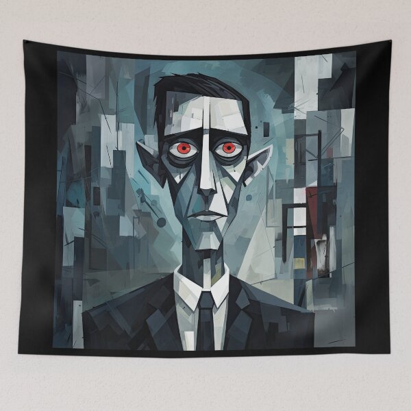 Item preview, Haunting Zombie Portrait Bauhaus Art designed and sold by ArtificialGenes.