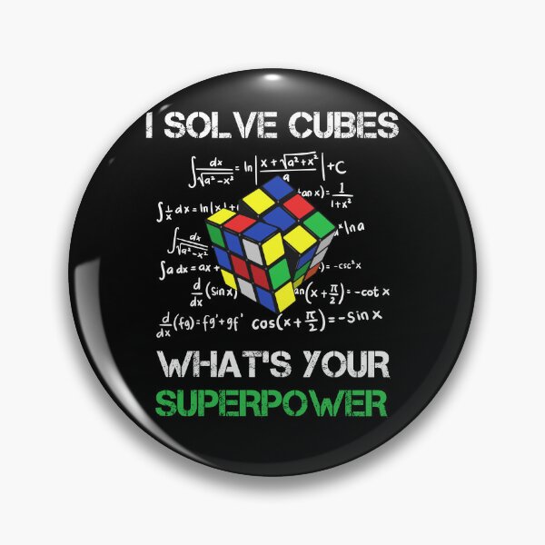 Item preview, I solve cubes whats your superpower speed cubing designed and sold by Mateusz Majcherek.