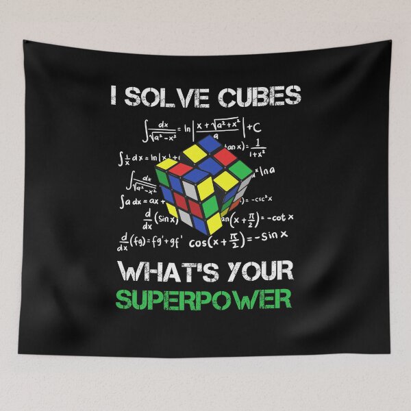 Item preview, I solve cubes whats your superpower speed cubing designed and sold by Mateusz Majcherek.