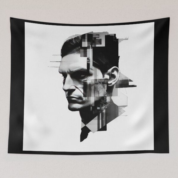 Item preview, Haunting Zombie Portrait Bauhaus Art designed and sold by ArtificialGenes.