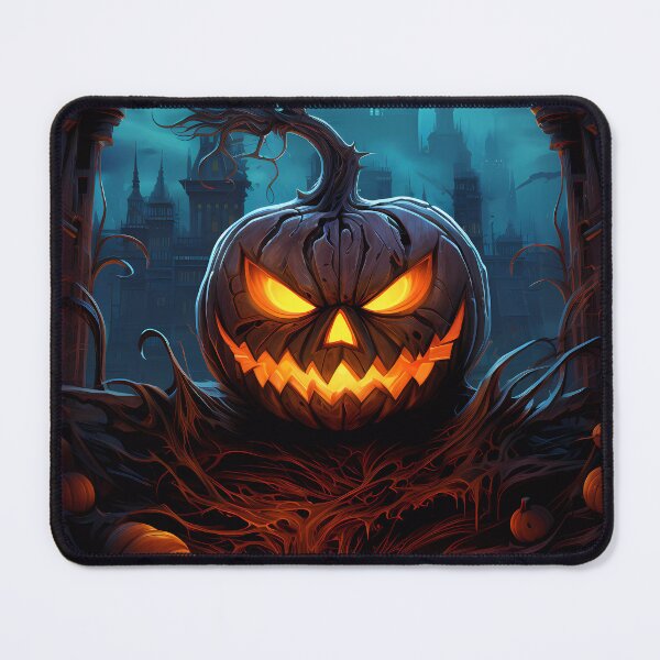 Item preview, “Dark Glow of the Halloween Pumpkin” designed and sold by Art-Vortex-fr.