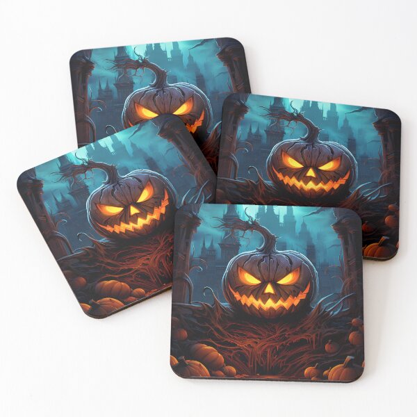 Item preview, “Dark Glow of the Halloween Pumpkin” designed and sold by Art-Vortex-fr.
