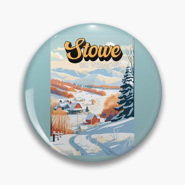 Item preview, Stowe Vermont Winter Vintage designed and sold by KrisSidDesigns.