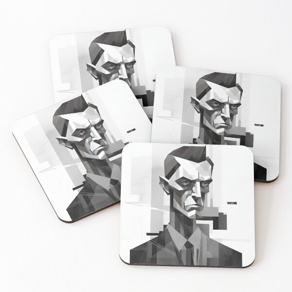 Item preview, Haunting Zombie Portrait Bauhaus Art designed and sold by ArtificialGenes.