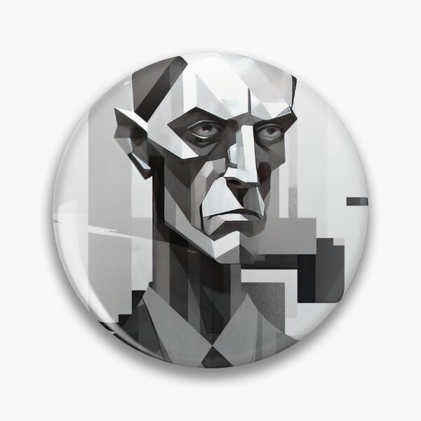 Item preview, Haunting Zombie Portrait Bauhaus Art designed and sold by ArtificialGenes.