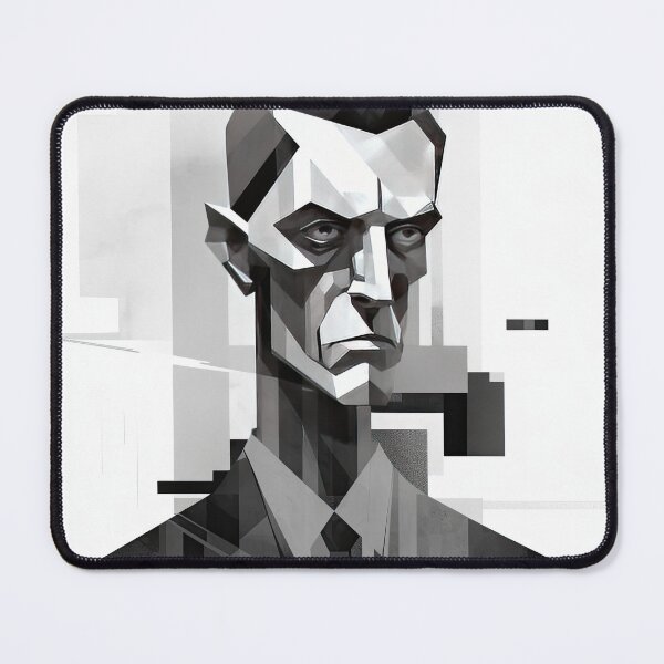 Item preview, Haunting Zombie Portrait Bauhaus Art designed and sold by ArtificialGenes.