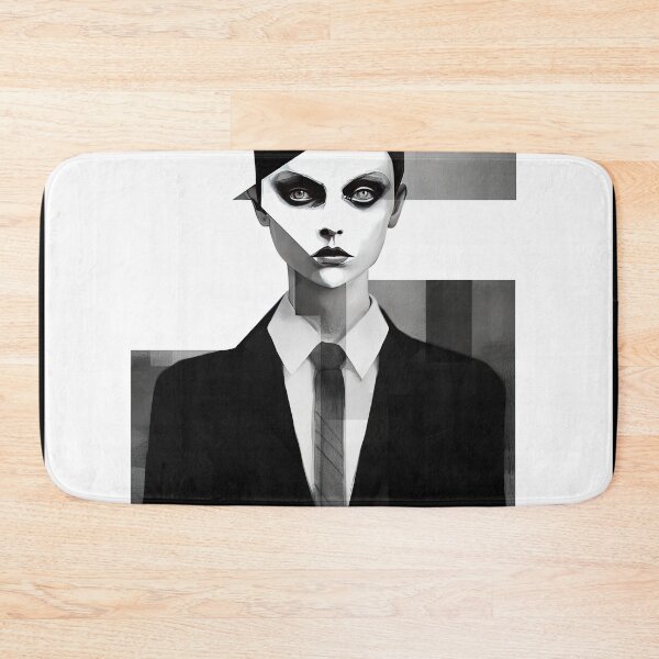 Item preview, Haunting Zombie Portrait Bauhaus Art designed and sold by ArtificialGenes.