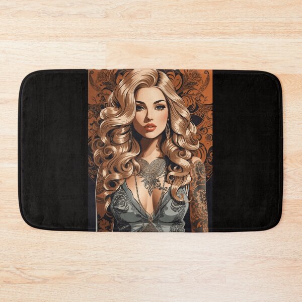 Item preview, Tattooed Boss Lady (Blonde Hair Version) designed and sold by RishJal.