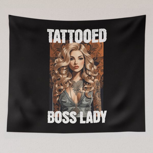 Item preview, Tattooed Boss Lady (Blonde Hair Version) designed and sold by RishJal.