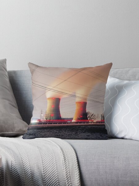 Nuclear Throw Pillow