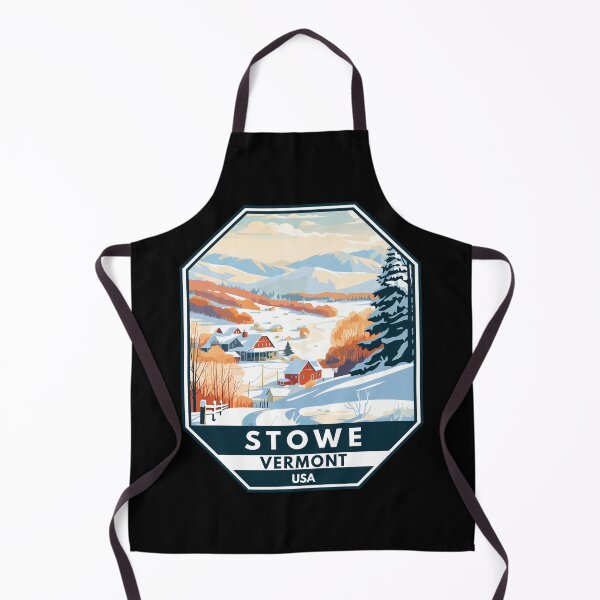 Item preview, Stowe Vermont Winter Travel Art Emblem designed and sold by KrisSidDesigns.