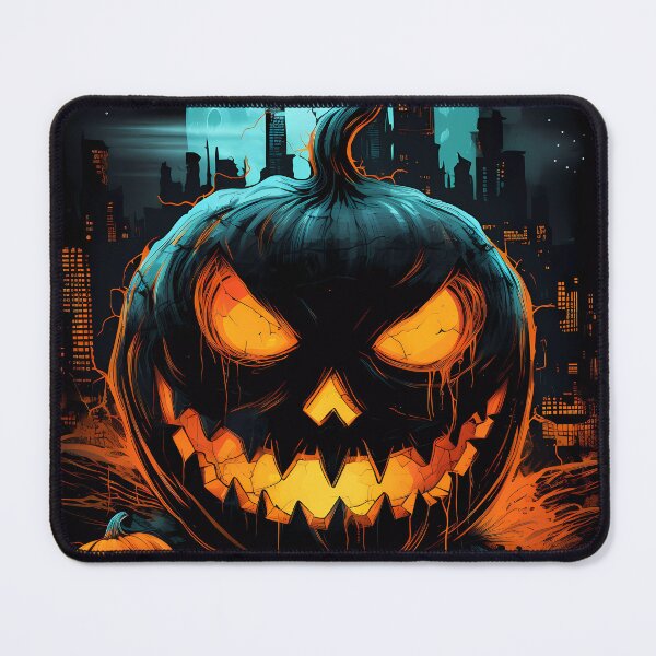 Item preview, “Dark Glow of the Halloween Pumpkin” designed and sold by Art-Vortex-fr.