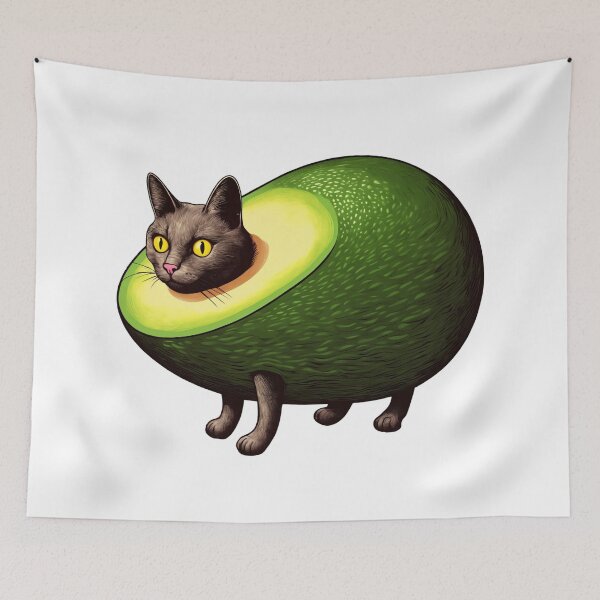 Item preview,  Avogato Cat Avocado designed and sold by ElLocoMus.