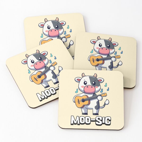 Item preview, Moosic! Cute Cow Cartoon designed and sold by PMCreative.
