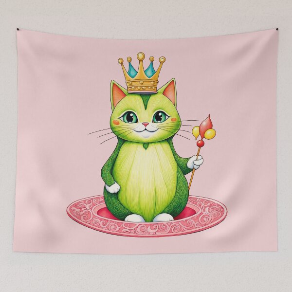 Item preview, Avogato Kitten Avocado Princess designed and sold by ElLocoMus.