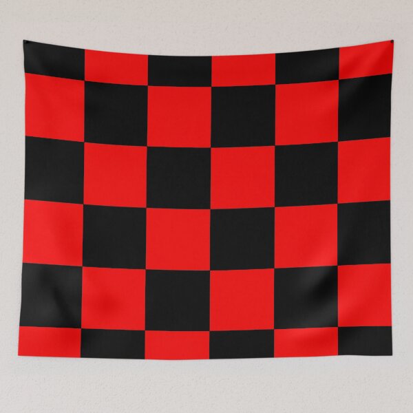 Item preview, Red and Black Checkered Pattern designed and sold by ValeriesGallery.