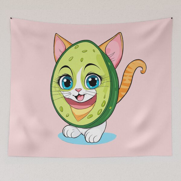 Item preview, Avogato Kitten Avocado designed and sold by ElLocoMus.