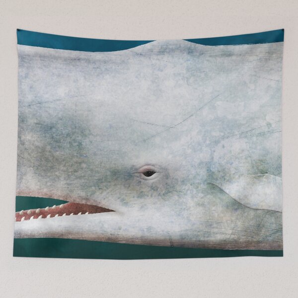 Item preview, Moby-Dick, Herman Melville Literary Art for Nautical Book Lovers designed and sold by RedHillPrints.