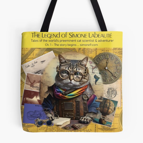 Item preview, Simone Labeauté – cat scientist & adventurer designed and sold by BitterGrounds.