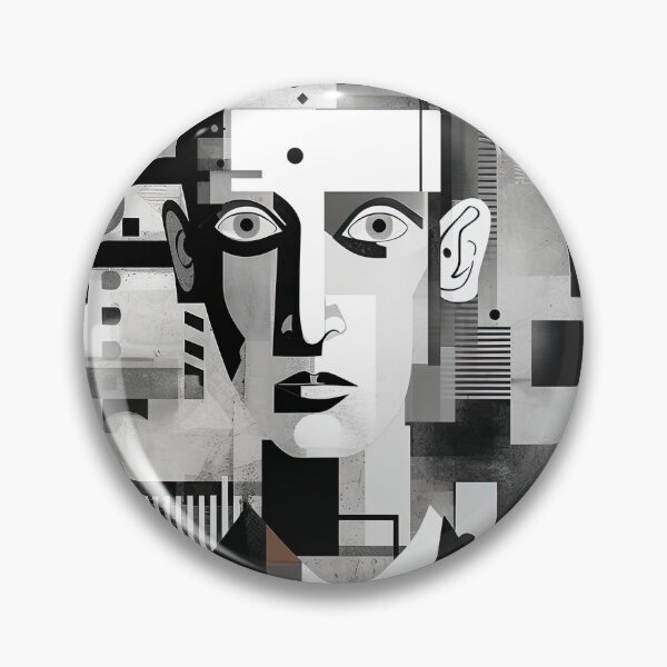 Item preview, Haunting Zombie Portrait Bauhaus Art designed and sold by ArtificialGenes.