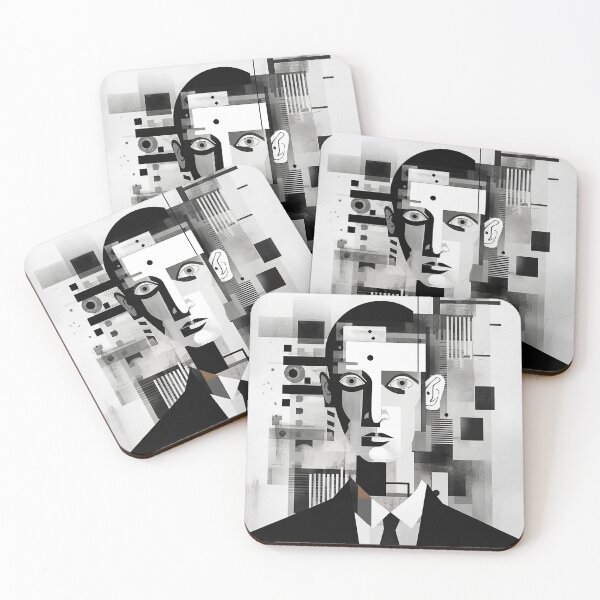 Item preview, Haunting Zombie Portrait Bauhaus Art designed and sold by ArtificialGenes.