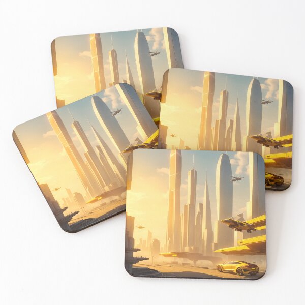 Item preview, Sunny yellow city designed and sold by etjcavas.