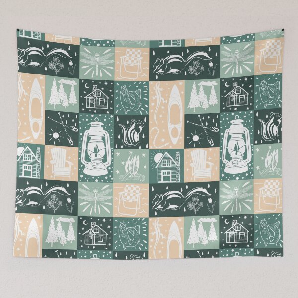 Item preview, Cabin at the Lake - Green designed and sold by natalievmason.